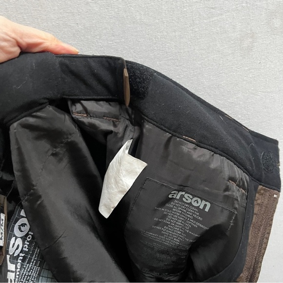 Arson Men's snowboarding ski Brown Pants Sz M - Picture 7 of 16